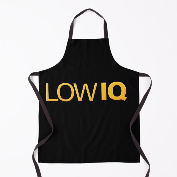 Item preview, Low IQ, Funny Memes in Yellow designed and sold by Memes N Lore .