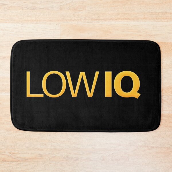 Item preview, Low IQ, Funny Memes in Yellow designed and sold by Memes N Lore .
