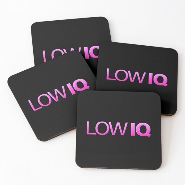 Item preview, Low IQ, Funny Memes in Pink designed and sold by Memes N Lore .