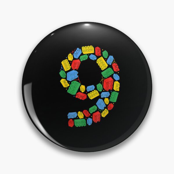 Item preview, Master Builder 9th Birthday Nine 9 Years Old Building Bricks designed and sold by Juan Pedro Matta.