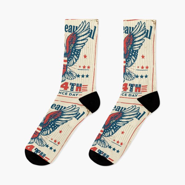 Item preview, Bald Is Beautiful July 4 Independence Day USA Bald Eagle American Flag designed and sold by casamomo.