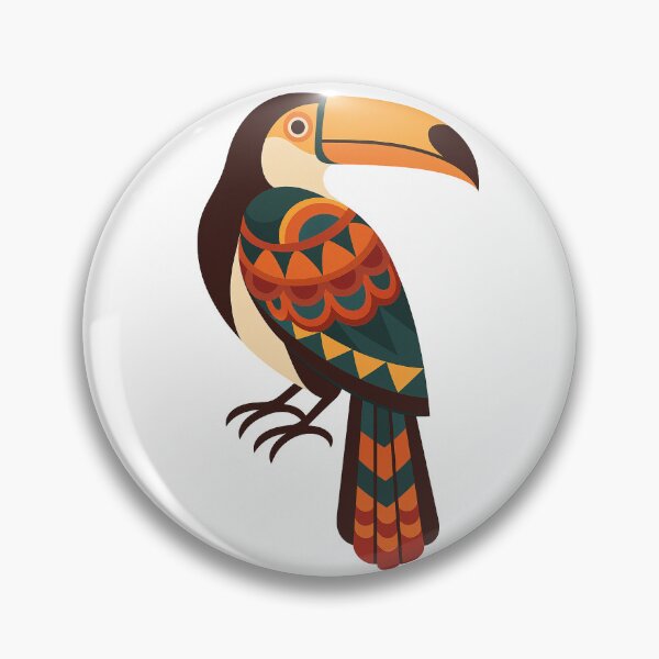 Item preview, Geometric Colorful Toucan Illustration designed and sold by Juliecrea.