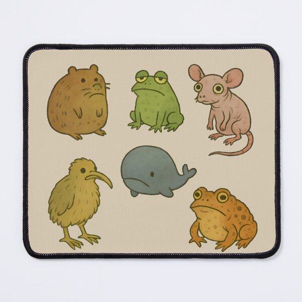 Item preview, Cute Ugly Animals Doodles Pack Set designed and sold by wonderxwander.