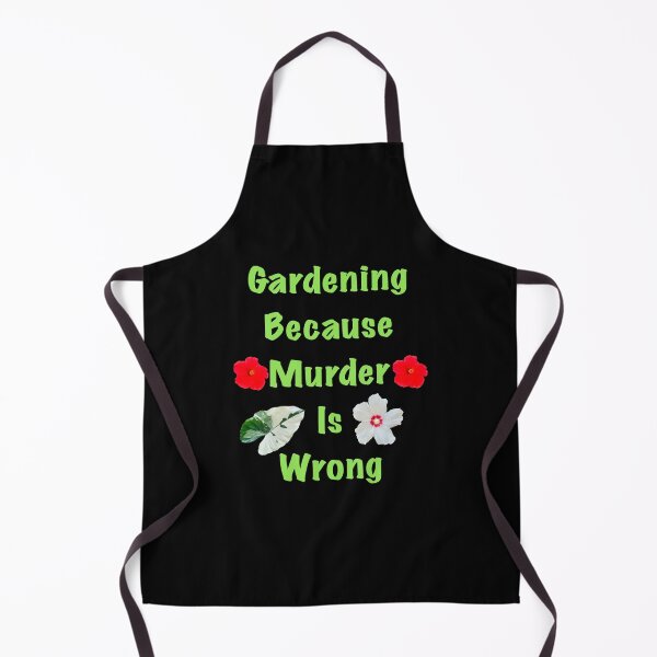 Item preview, Gardening because murder is wrong designed and sold by Meo Design.