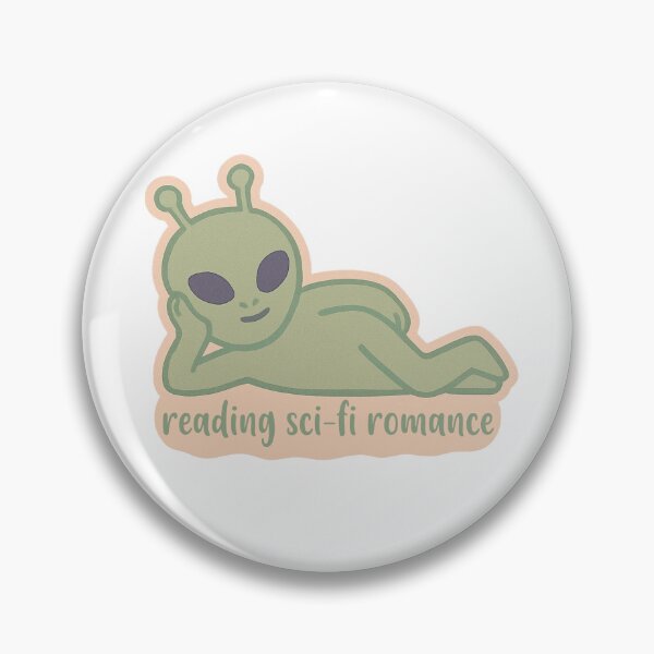 Item preview, Reading sci-fi romance alien designed and sold by Gwendesigns.