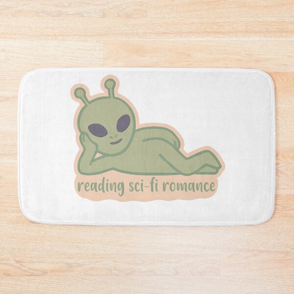 Item preview, Reading sci-fi romance alien designed and sold by Gwendesigns.