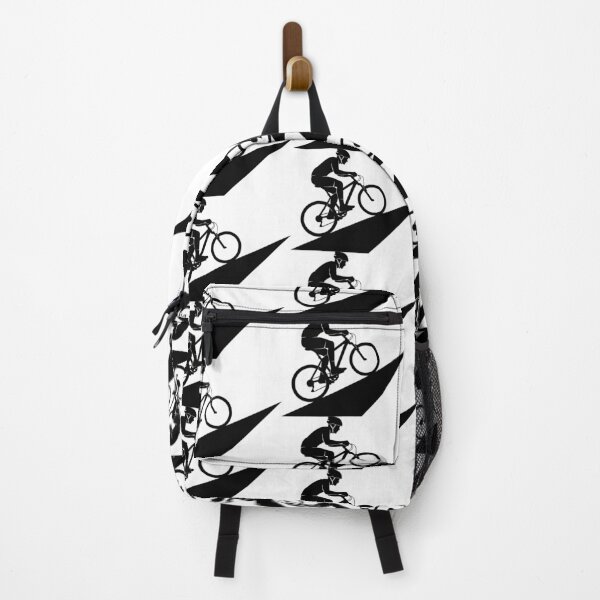 Item preview, Cyclist on a mountain bike riding up a gentle slope, silhouette style, no background designed and sold by AFernandesDSG.