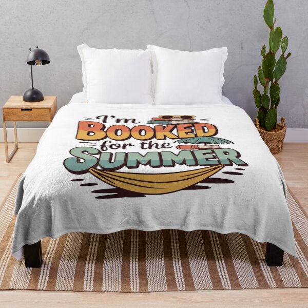Item preview, I'm Booked for the Summer, Funny Book Lover Summer Reading Essential T-Shirt designed and sold by podlook.