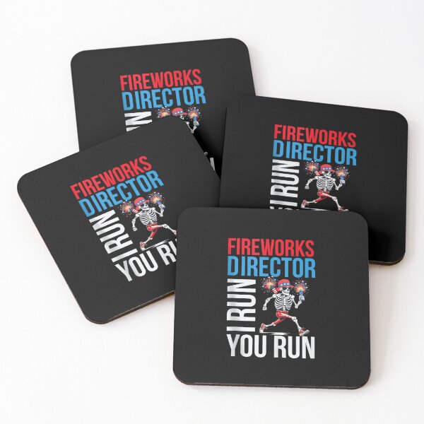 Item preview, Fireworks Director I Run You Run 4th Of July for men women designed and sold by Juan Pedro Matta.