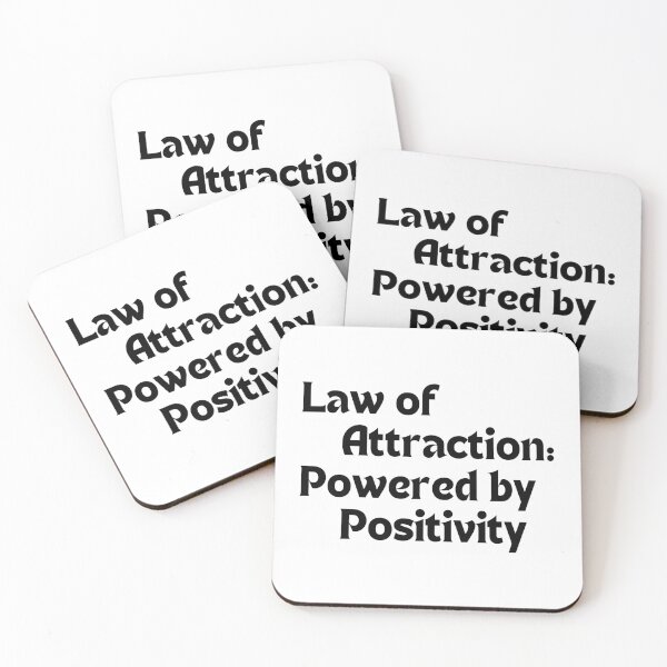 Item preview, Law of Attraction: Powered by Positivity – Uplifting Affirmation Quote for Manifestation & Mindset designed and sold by MakeMyDaze.