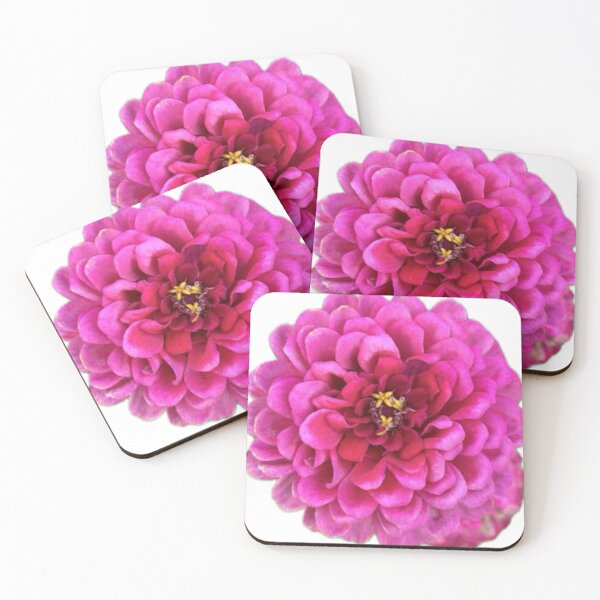 Item preview, Zinnia elegans (pink) designed and sold by PeachesandPear.