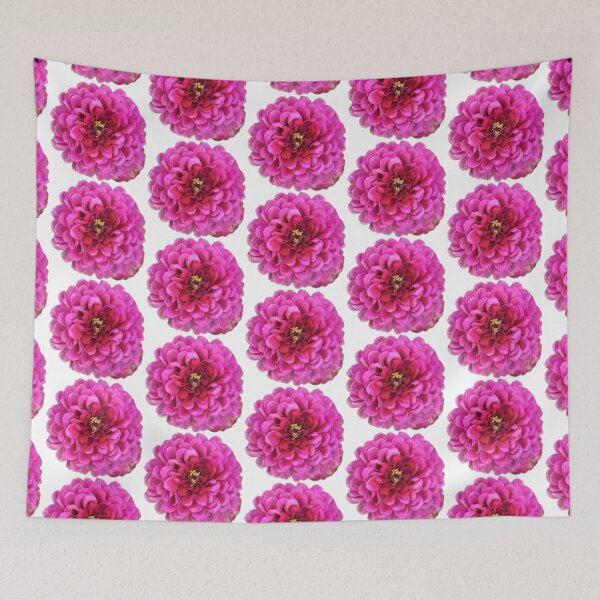 Item preview, Zinnia elegans (pink) designed and sold by PeachesandPear.