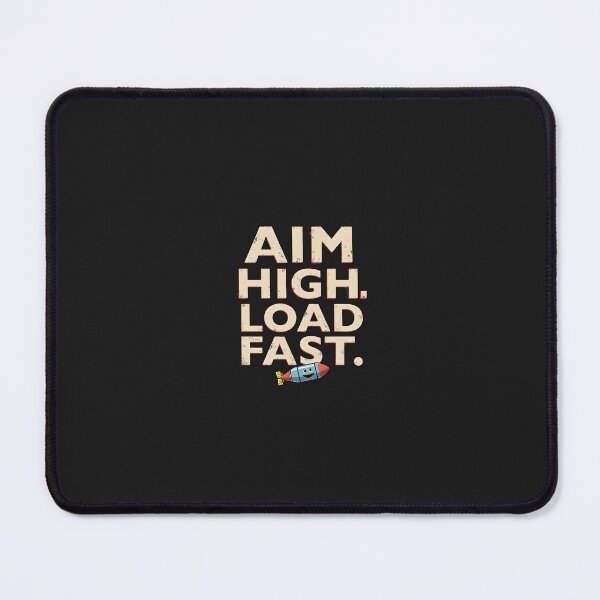 Item preview, Aim High. Load Fast. – Funny Military Bomb Cartoon Design designed and sold by NCLaserDesigns.