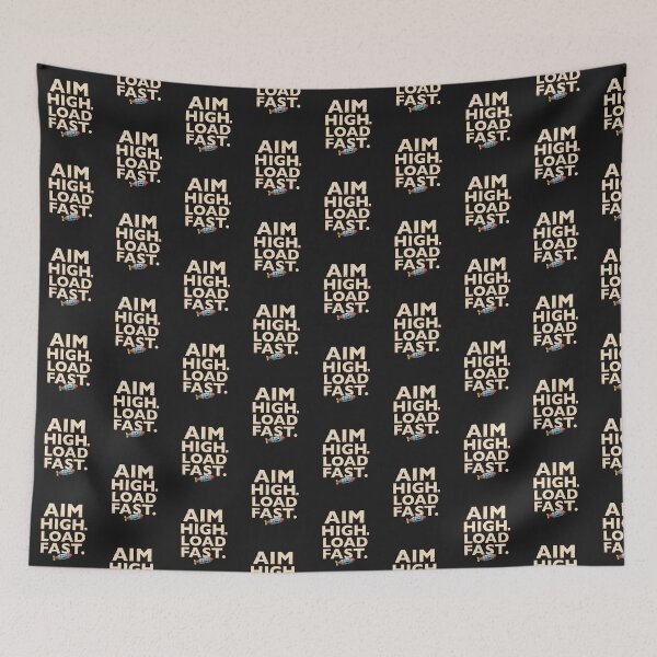 Item preview, Aim High. Load Fast. – Funny Military Bomb Cartoon Design designed and sold by NCLaserDesigns.