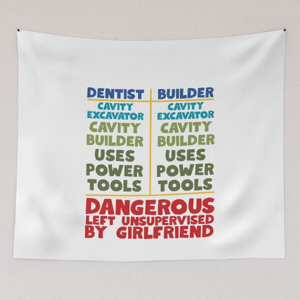 Item preview, Dangerous left unsupervised by girlfriend designed and sold by BritishDelights.