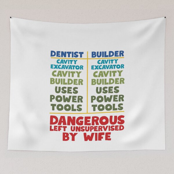 Item preview, Dangerous left unsupervised by wife designed and sold by BritishDelights.