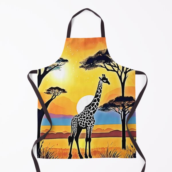 Item preview, Safari Sunset: Giraffe's Embrace designed and sold by Health And Fitness Posts e-Store.