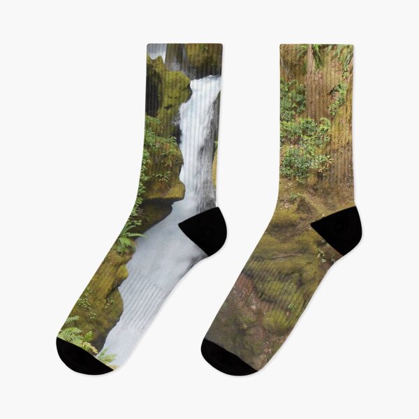 Item preview, Moss-Draped Waterfall – PNW Wilderness Beauty designed and sold by starcraft542.