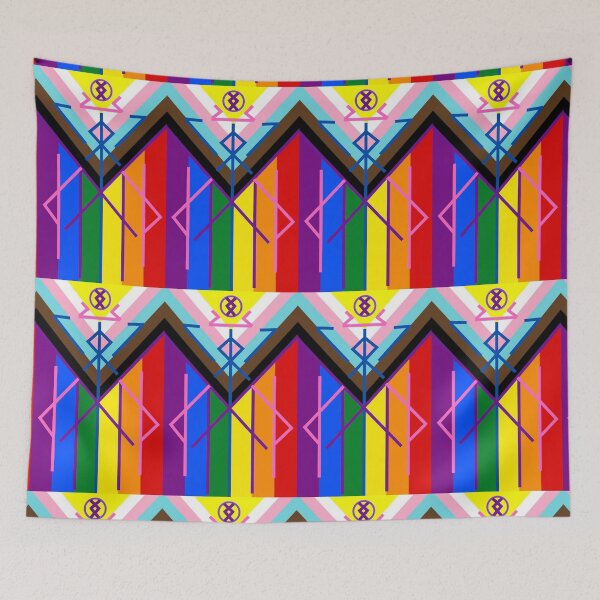 Item preview, pride protection bindrune designed and sold by JaiMohan_art.