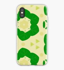 texture leaves pattern leaves pattern seamless colorful repeat iPhone Case