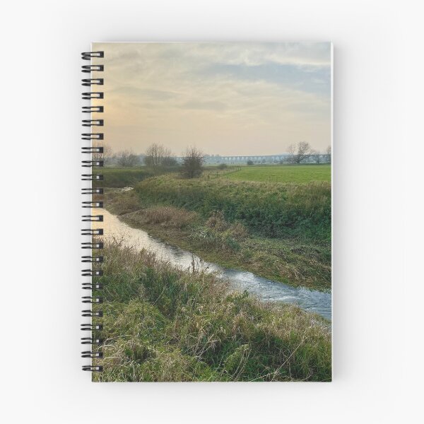 Item preview, Harringworth Viaduct seen from Turtle Bridge, Northamptonshire, UK designed and sold by Kate Anderson Art.