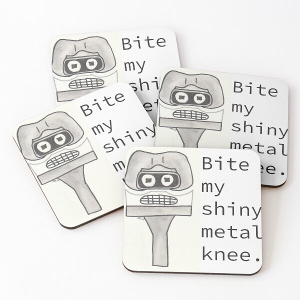 Item preview, Bite My Shiny Metal Knee designed and sold by AndiStraube.