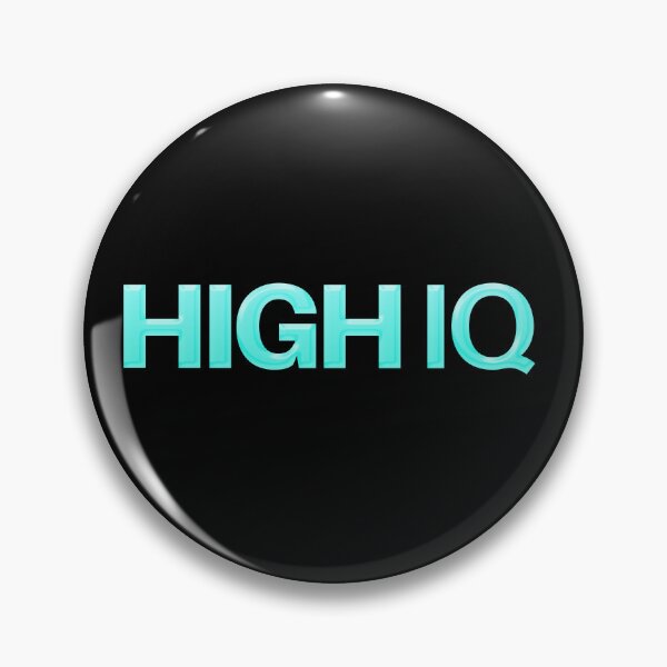 Item preview, High IQ in Turquoise  designed and sold by Memes N Lore .