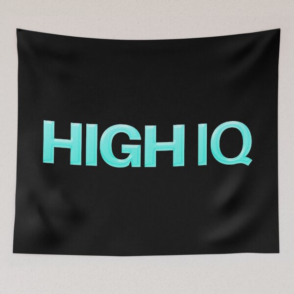Item preview, High IQ in Turquoise  designed and sold by Memes N Lore .