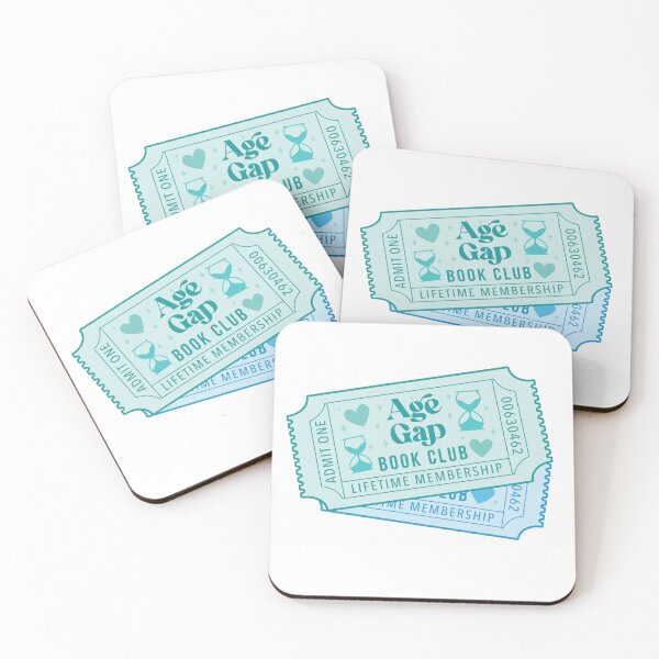 Item preview, Age Gap Ticket Trope Book Sticker designed and sold by ThePoisonPen.