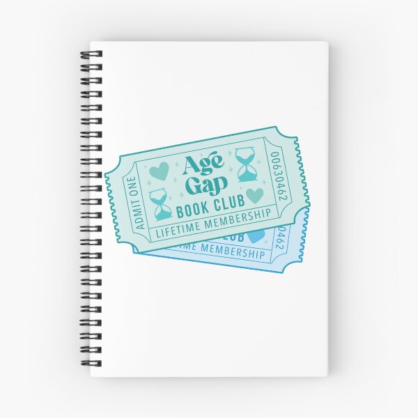 Item preview, Age Gap Ticket Trope Book Sticker designed and sold by ThePoisonPen.