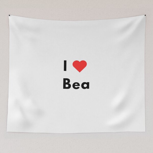Item preview, I Heart Bea Name Lettering designed and sold by ali571.