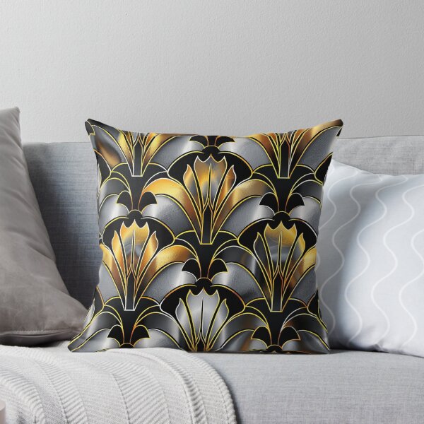 Item preview, Luxurious Art Deco Golden And Silvery Chic Pattern designed and sold by DEC02.