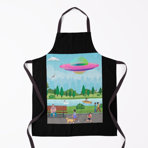 Item preview, UFO Over Park designed and sold by Planet Agora.