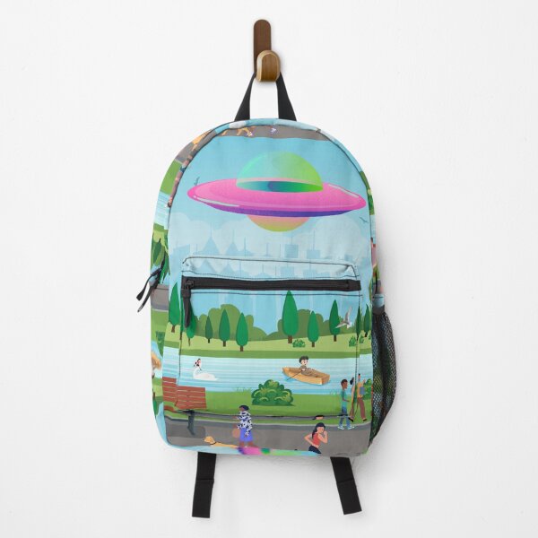 Item preview, UFO Over Park designed and sold by Planet Agora.