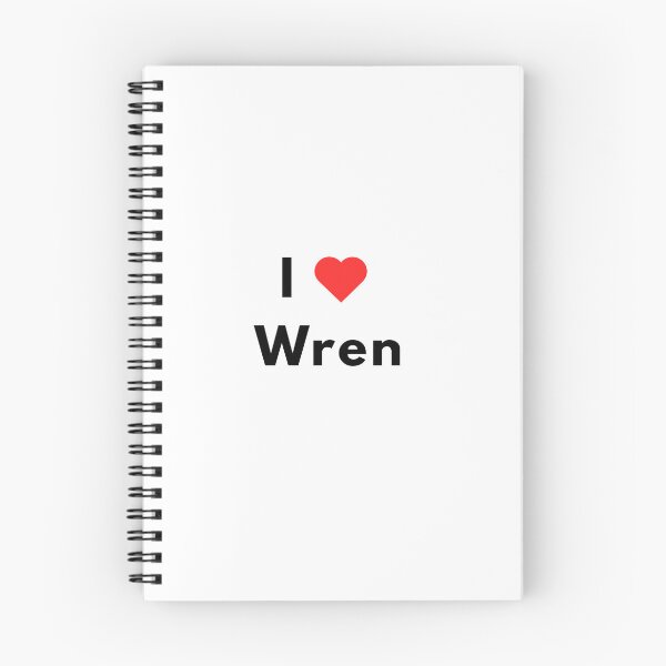 Item preview, I Heart Wren Name Lettering designed and sold by ali571.