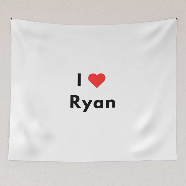 Item preview, I Heart Ryan Name Lettering designed and sold by ali571.