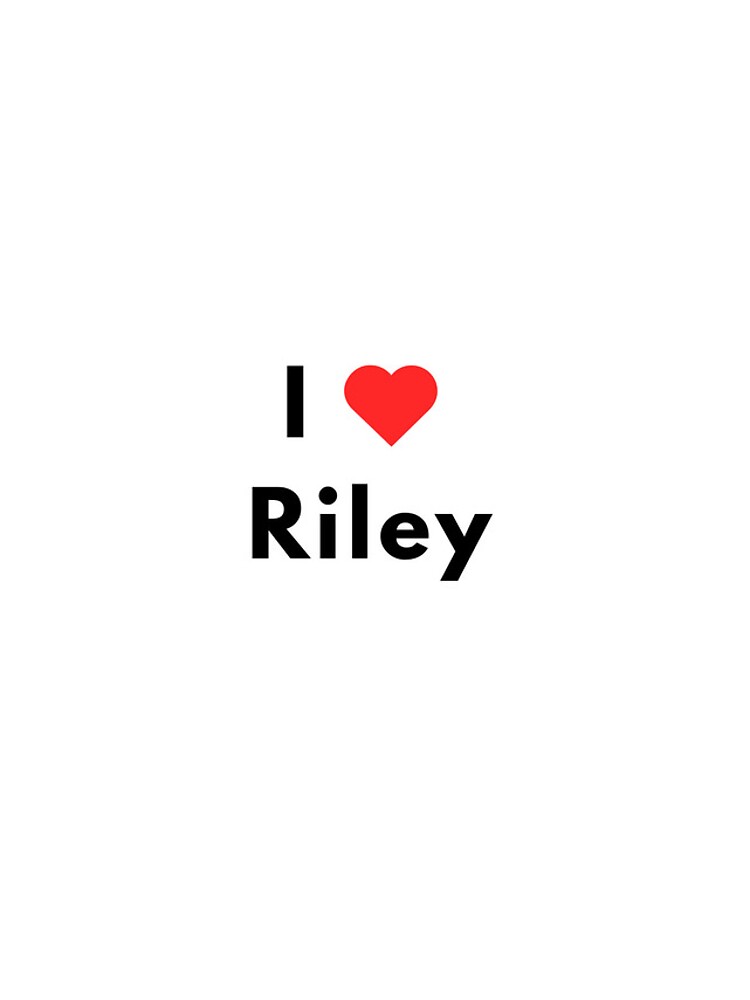 Thumbnail 4 of 4, iPhone Case, I Heart Riley Name Lettering designed and sold by ali571.