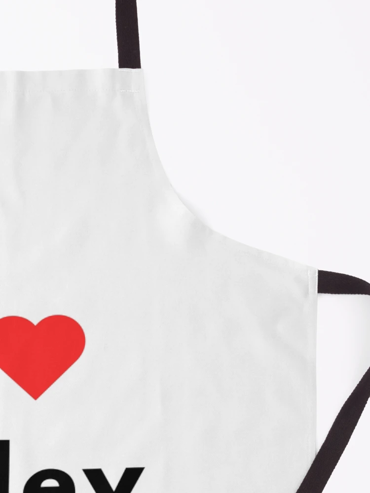 Thumbnail 3 of 6, Apron, I Heart Riley Name Lettering designed and sold by ali571.