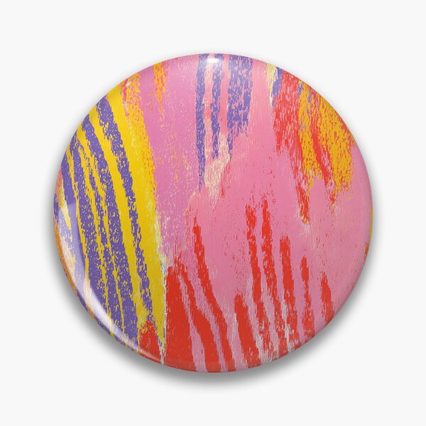 Item preview, Electric Dopamine Burst Vibrant Abstract Pattern in Hot Pink, Red, Yellow designed and sold by trajeado14.
