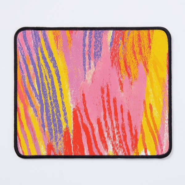 Item preview, Electric Dopamine Burst Vibrant Abstract Pattern in Hot Pink, Red, Yellow designed and sold by trajeado14.