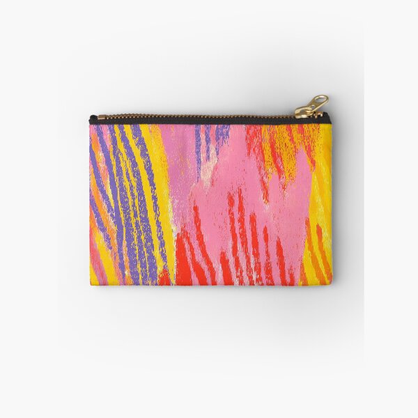 Item preview, Electric Dopamine Burst Vibrant Abstract Pattern in Hot Pink, Red, Yellow designed and sold by trajeado14.