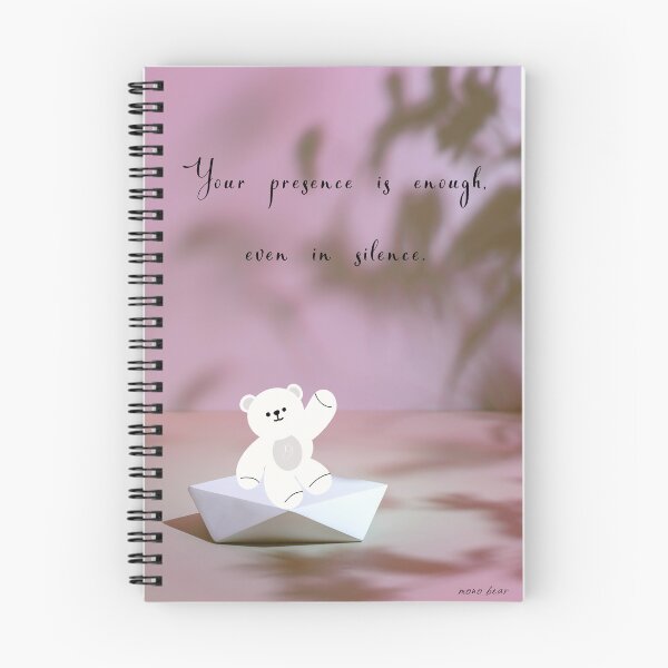 Item preview, Your Presence Is Enough – Quiet Support Quote designed and sold by mintmono-studio.