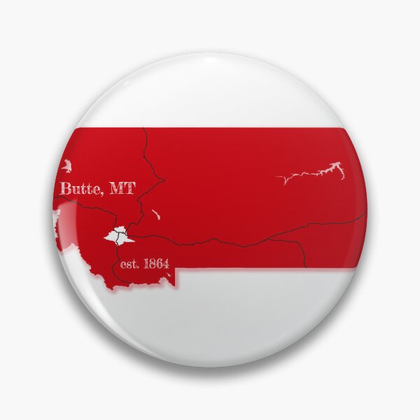 Item preview, Butte, MT [Red] designed and sold by PhilbonianDezin.