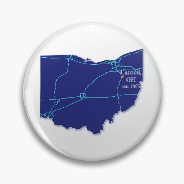Item preview, Canton, OH [Blue] designed and sold by PhilbonianDezin.