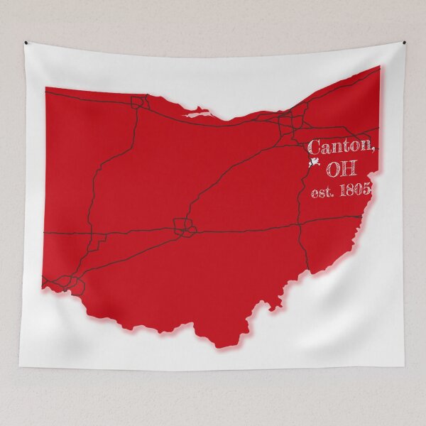 Item preview, Canton, OH [Red] designed and sold by PhilbonianDezin.