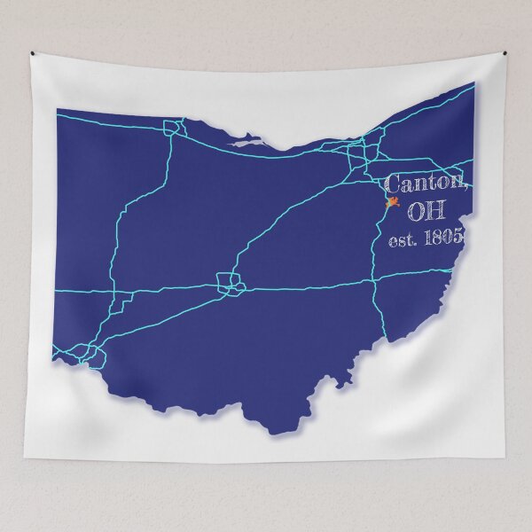Item preview, Canton, OH [Blue] designed and sold by PhilbonianDezin.