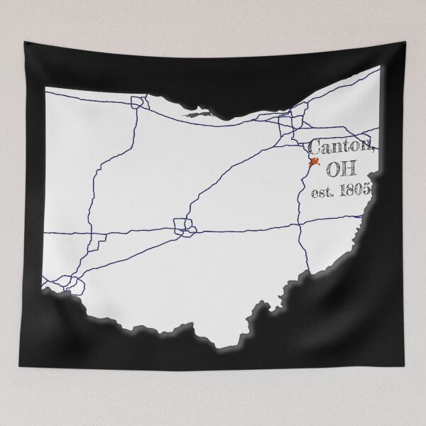 Item preview, Canton, OH [White] designed and sold by PhilbonianDezin.