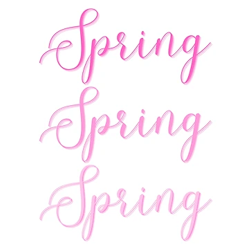 Artwork thumbnail, Beautiful Spring Lettering by ali571