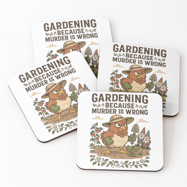 Item preview, Gardening Because Murder Is Wrong designed and sold by WildlifeInc.