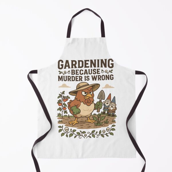 Item preview, Gardening Because Murder Is Wrong designed and sold by WildlifeInc.